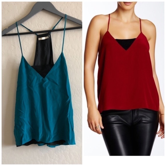 NORDSTROM Townsen Magna Solid Silk Tank - Picture 2 of 8